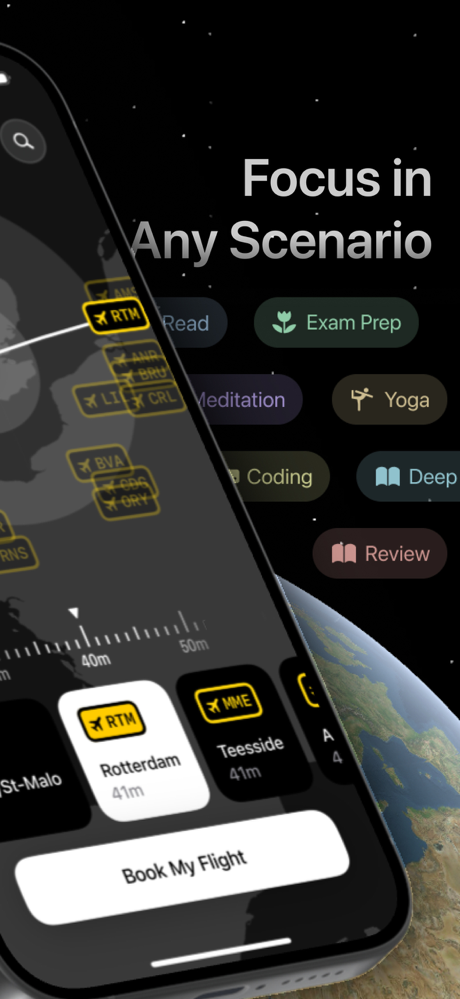 FocusFlight - Deepfocus Timer screenshot 2
