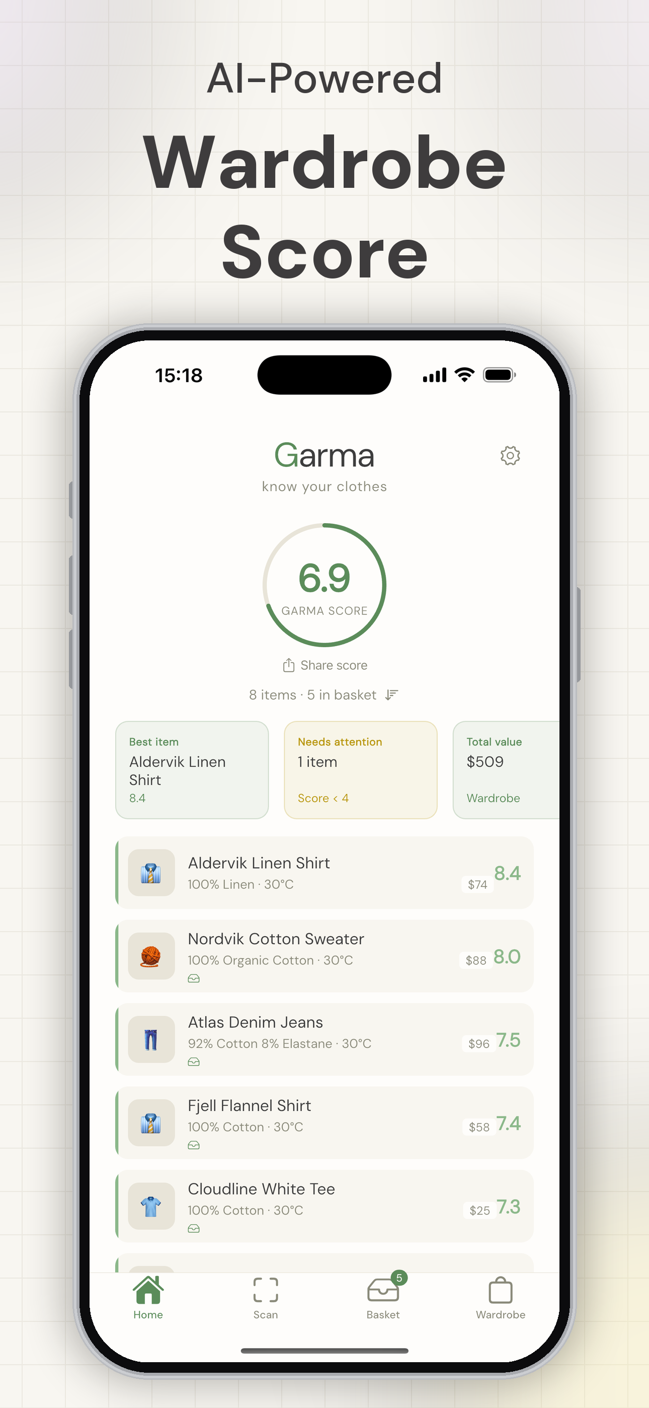 Garma: AI Clothing Label Scan screenshot 5