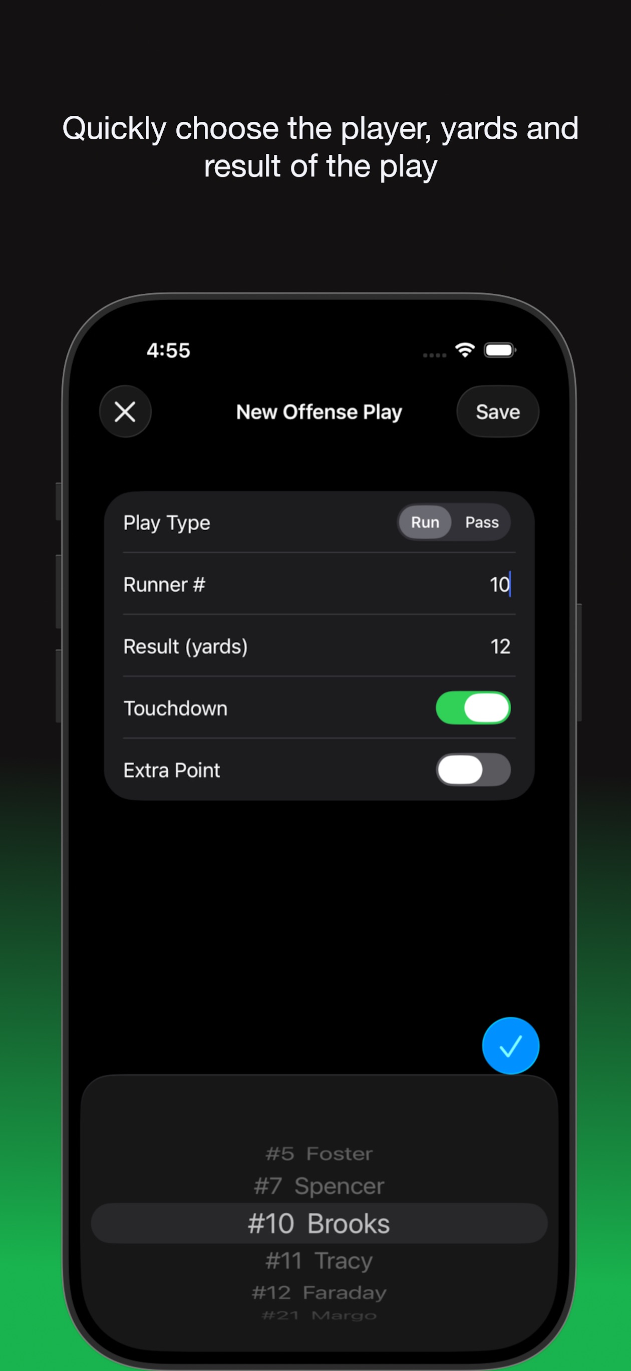 Screenshot 5 of Flag Football Stats