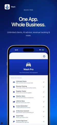 Car Wash Route Planner - Wash iPhone screenshot
