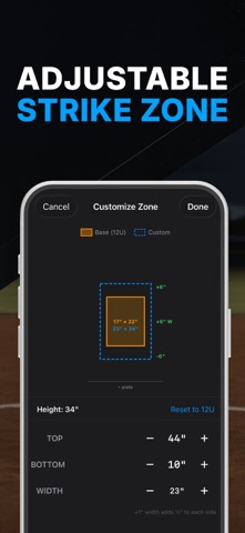 HeyBLU: Baseball Strike Zone screenshot