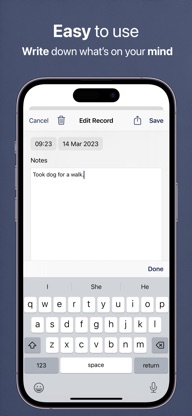 Daily Journal Log, Private screenshot 2