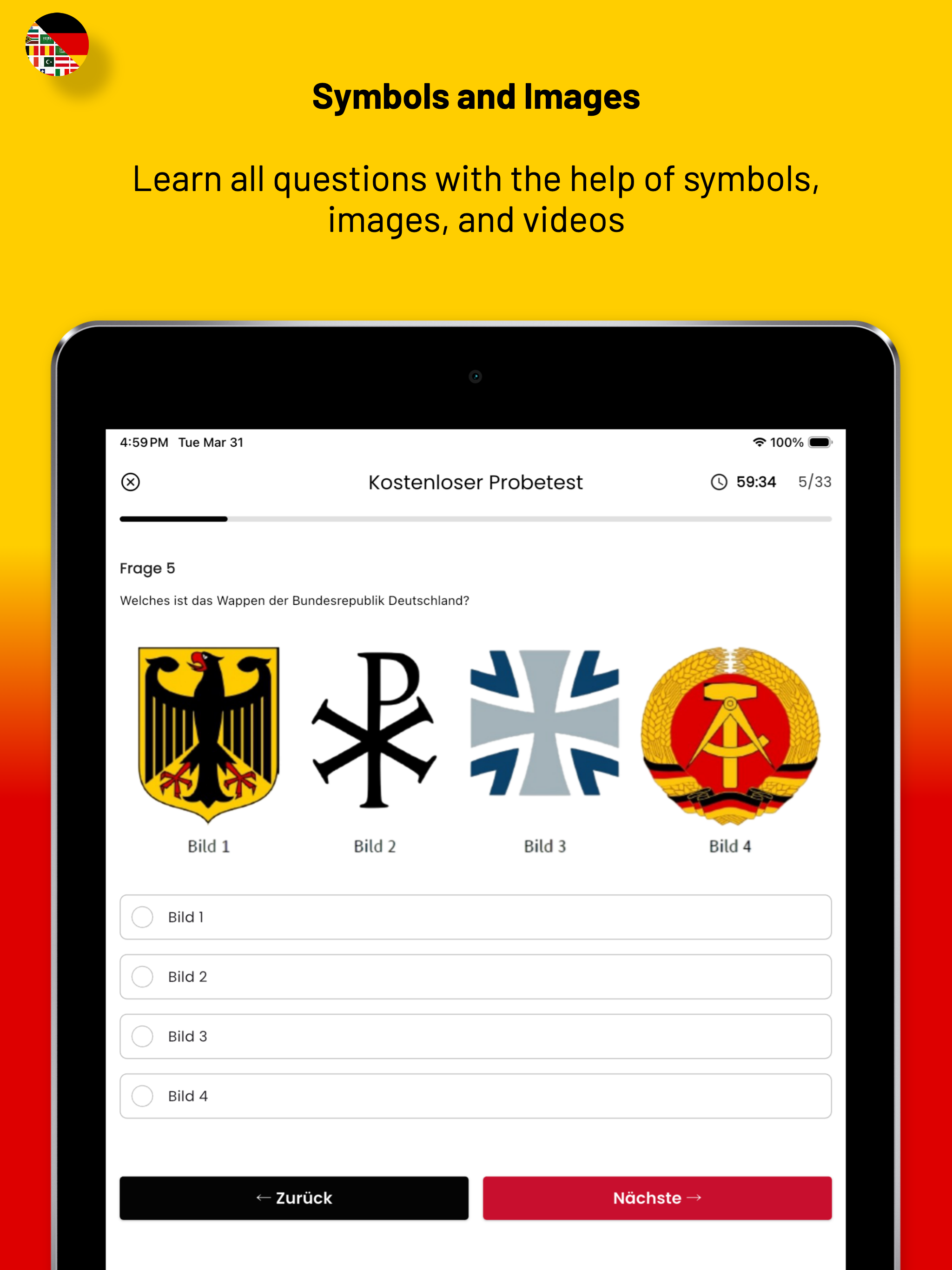 German Citizenship Test ML screenshot 18
