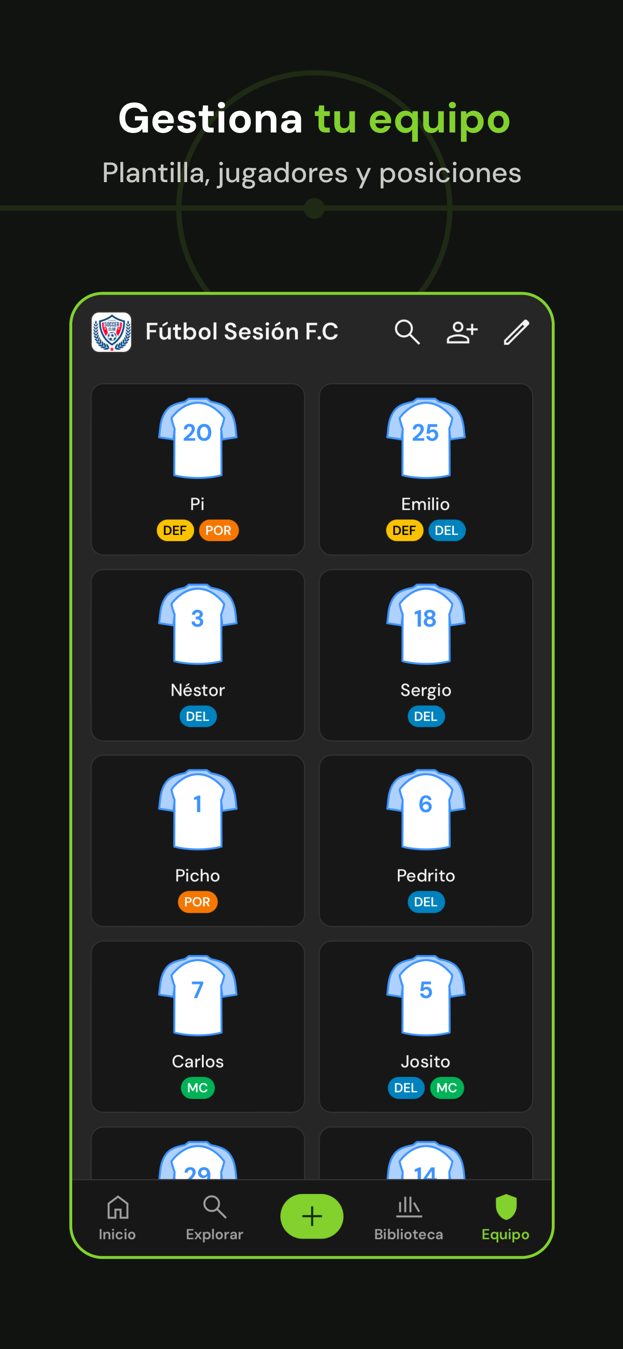 FútbolSesión para entrenadores