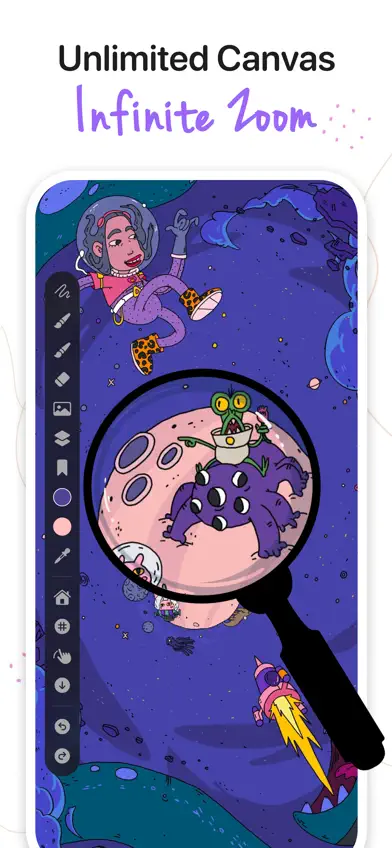Endless Zoom Canvas - ZoomArt screenshot 1