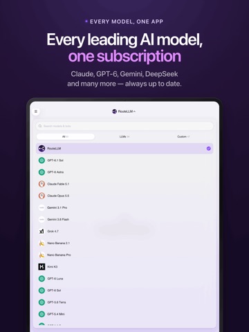 ChatLLM: AI Chat, Bot & Agent iPad screenshot 1