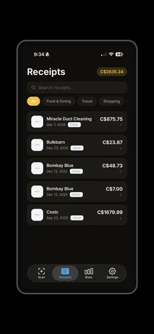 ReceiptScan: Expense Tracker screenshot 2