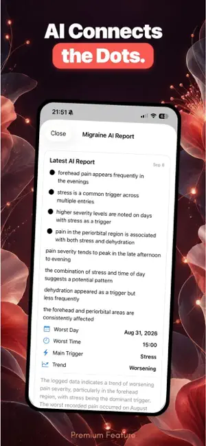 Migraine Tracker: PainAI screenshot 4
