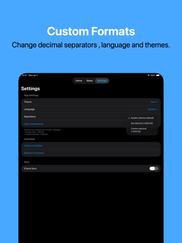 Currency Exchanges: Converter iPad screenshot