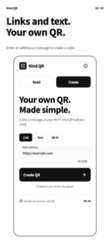 Kind QR: Scan & Create screenshot 3