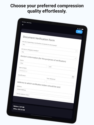 Document Scanner & PDF Scanner iPad screenshot