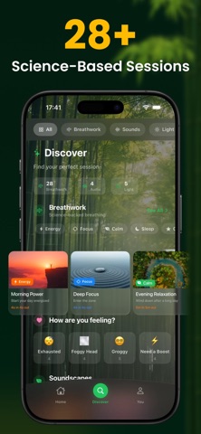 WAKE: Breathwork iPhone screenshot