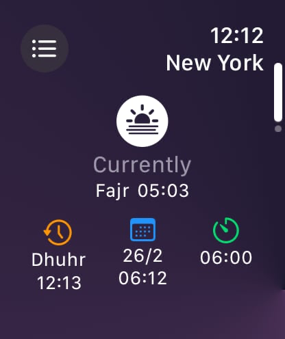 Adhan - Prayer Timings
