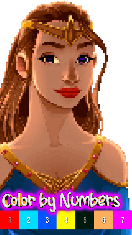 #4. BitColor: Make Art with Pixel (iOS) 由: Nguyen Thanh Nam
