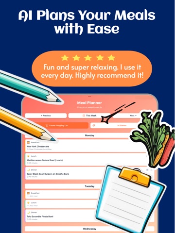 AI Recipe Genie:Meal Planner iPad screenshot