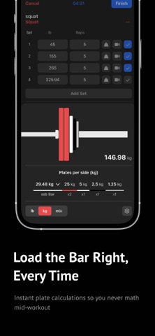 Powr - Powerlifting Tracker Screenshot 2 of 6