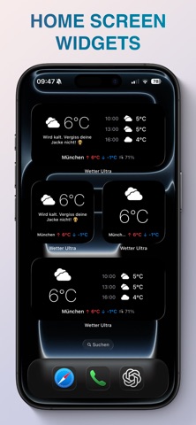 Wetter Ultra - Regen & Widgets iPhone screenshot 4