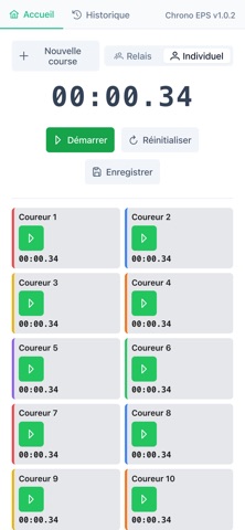 Chronomètre EPS screenshot