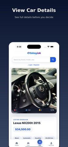 SabayLokCar: Buy & Sell Cars iPhone screenshot