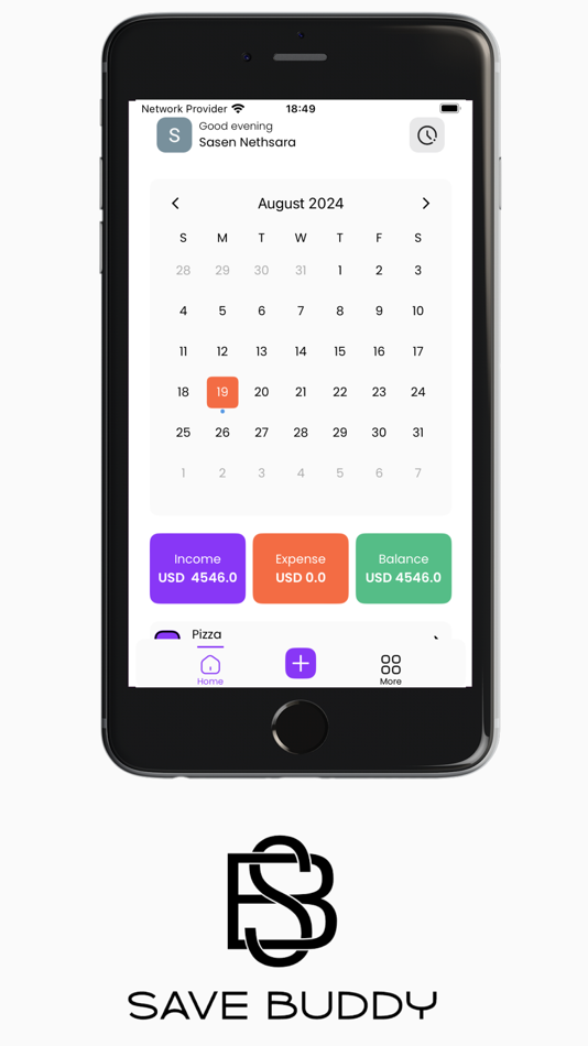 #1. Save buddy (iOS) Podle: Kavindu Dissanayake