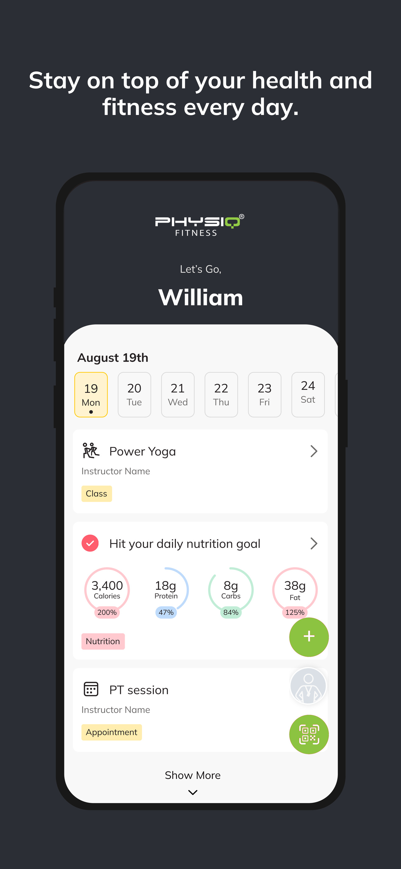 Physiq Fit screenshot 2