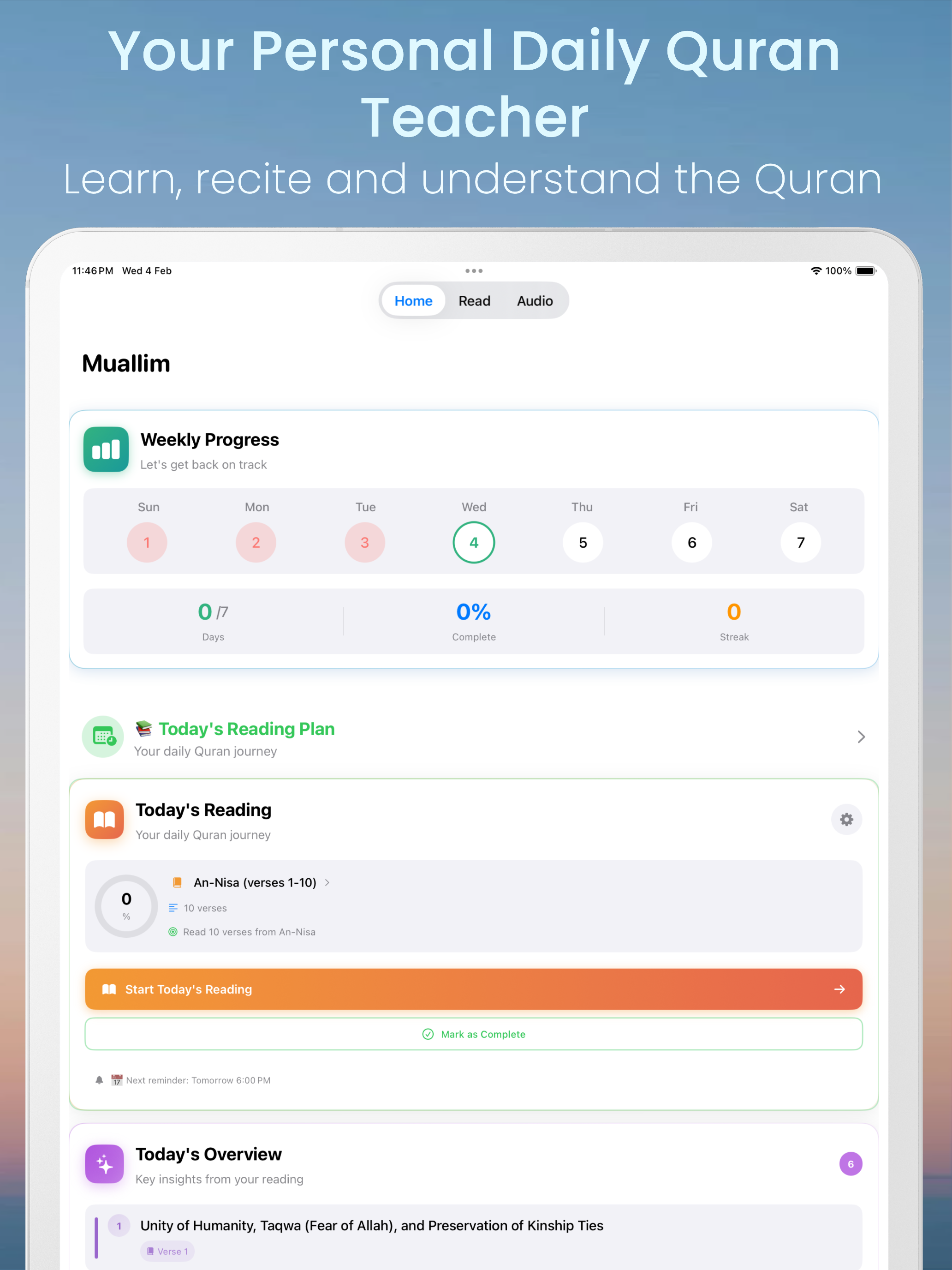 Muallim – Learn Quran Daily