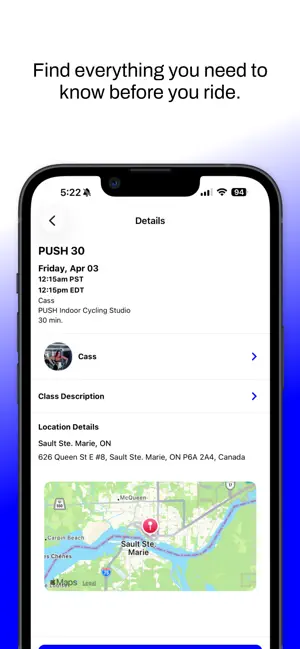 PUSH Cycling Studio screenshot 4