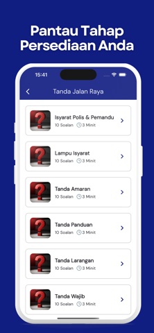 KPP Test Malaysia – JPJ Theory iPhone screenshot
