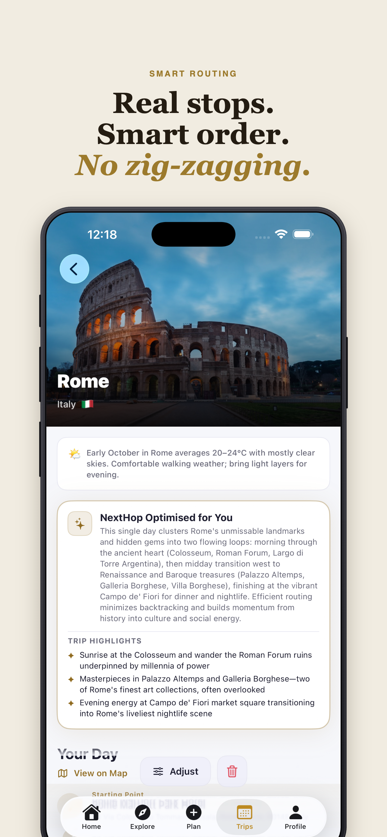 NextHop: Daily Trip Planner screenshot 6
