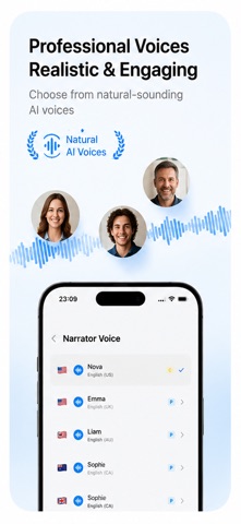 Voix: Ebook to Audiobook iPhone screenshot