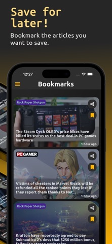GameSpur — Gaming News & Deals iPhone screenshot