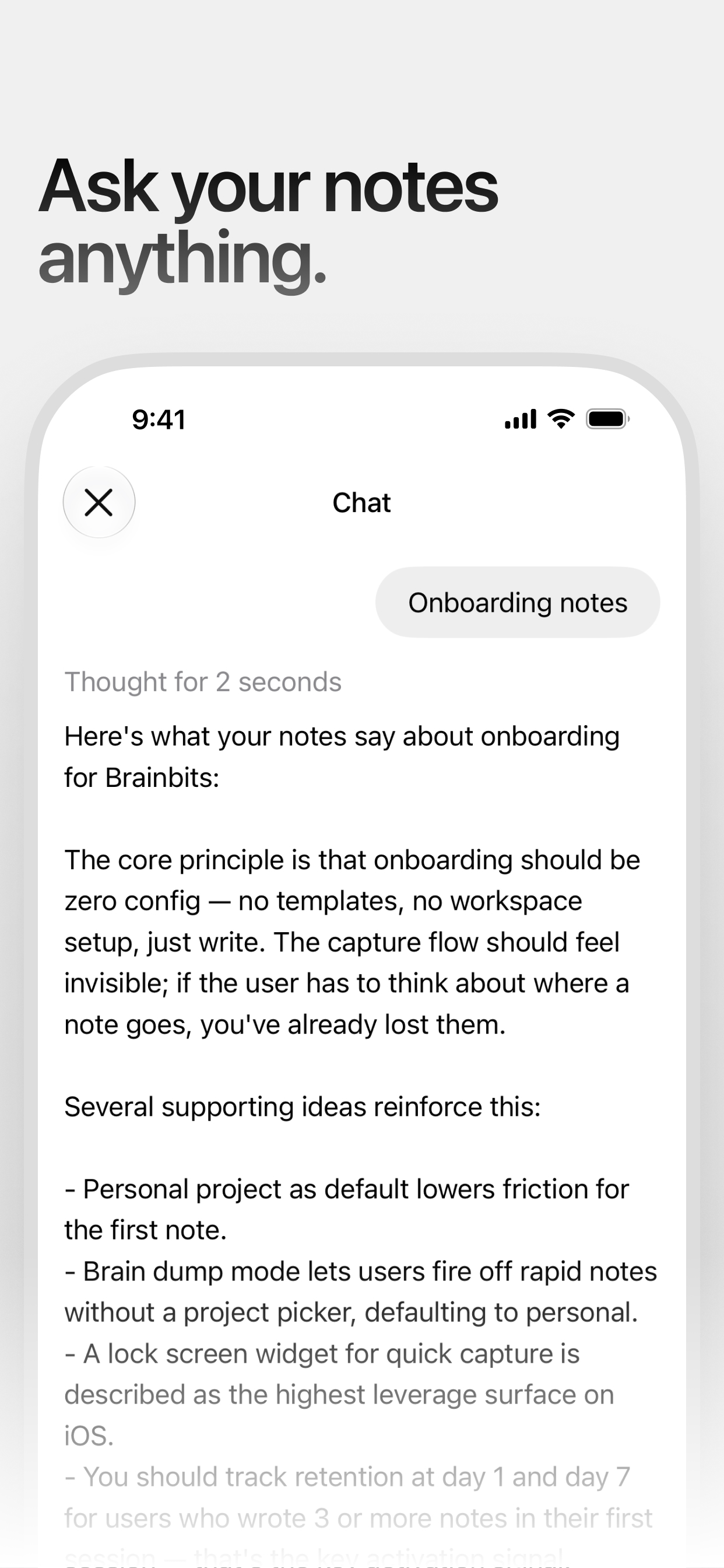 Brainbits: Notes for Ideas screenshot 4