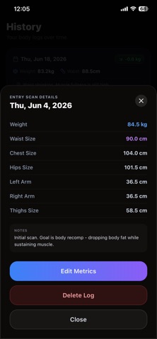 BodyForge AI: Body Tracker Screenshot 7 of 7
