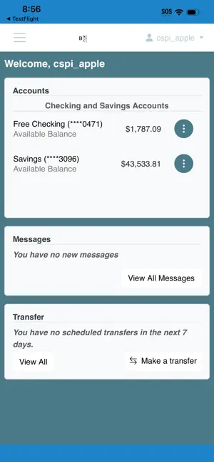 Bank of New Cambria screenshot 4