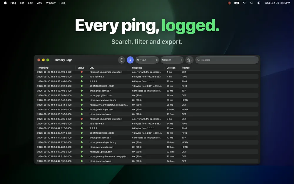Ping on Mac — screenshot 6 of 7