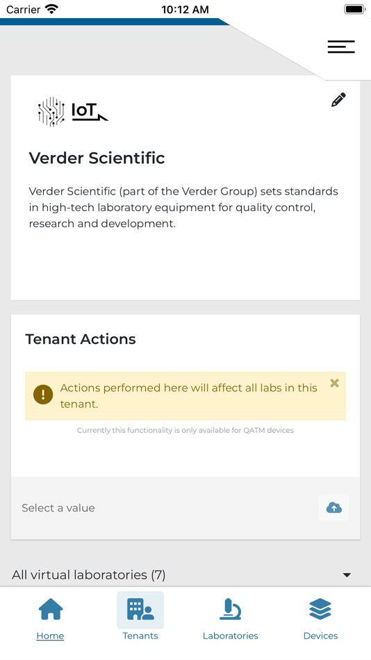 #2. Verder Scientific IoT Platform (iOS) Podle: Verder Scientific GmbH & Co. KG