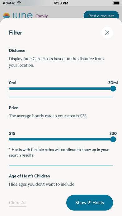 June Care - Childcare Screenshot