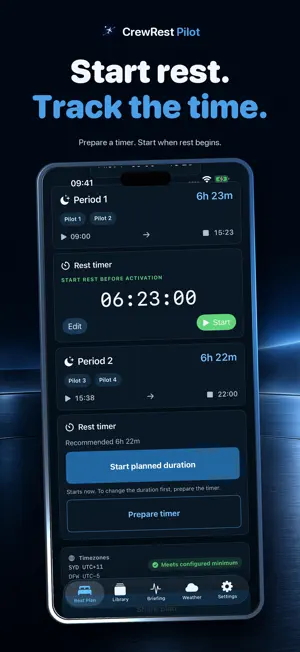 CrewRest Pilot screenshot 4