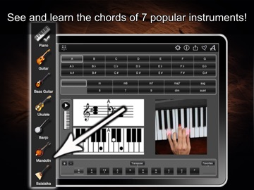 Chords Maestro iPad screenshot