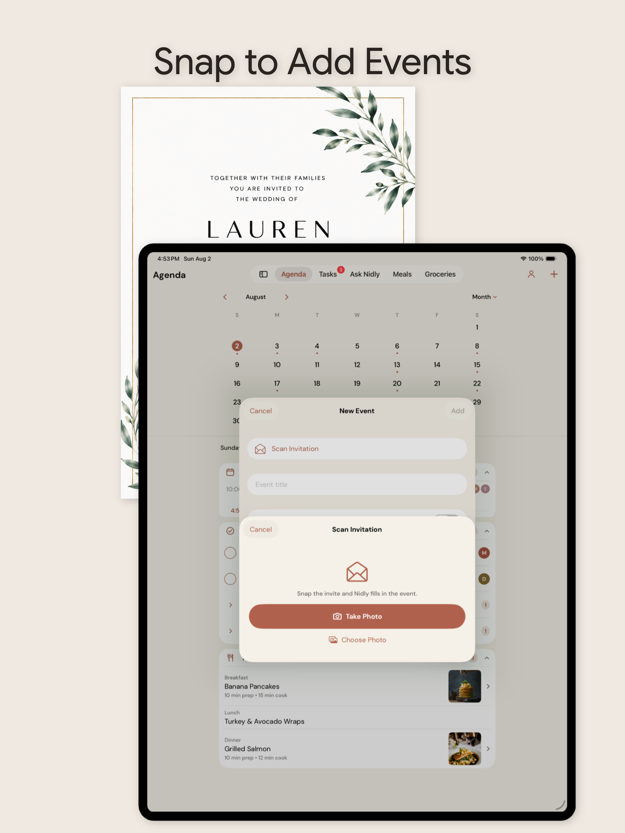 Nidly: Calendar & Meal Planner screenshot 15