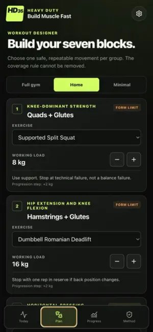 Heavy Duty: Build Muscle Fast screenshot 2