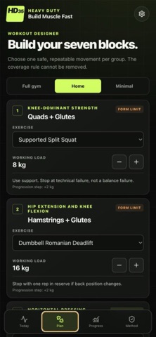 Heavy Duty: Build Muscle Fast screenshot