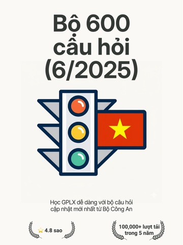 Ôn Thi Giấy Phép Lái Xe 2025 iPad screenshot