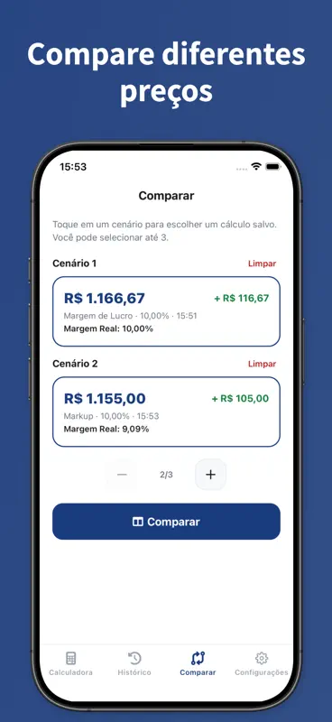 Calculadora de Margem de Lucro screenshot 5 of 8