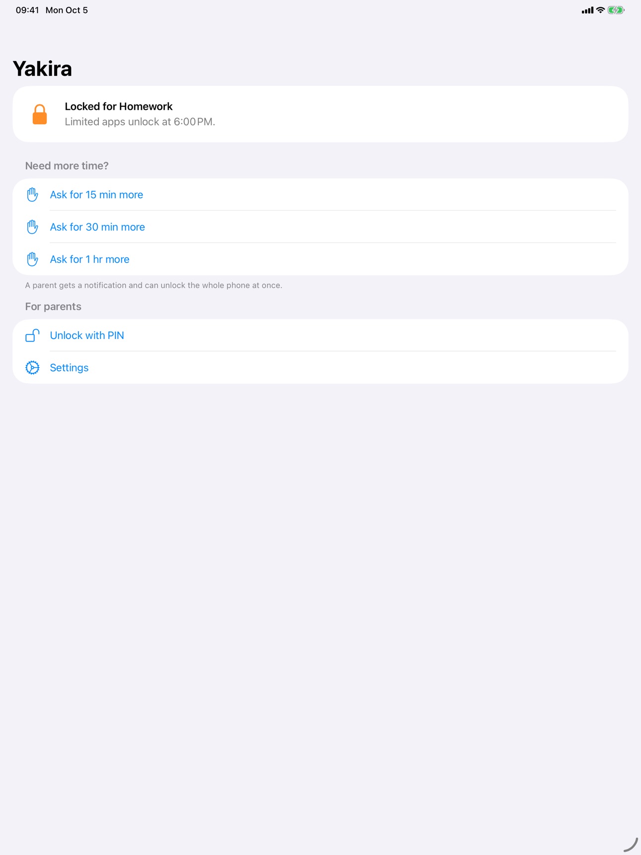 Screenshot 10 of Easylock Parental Controls