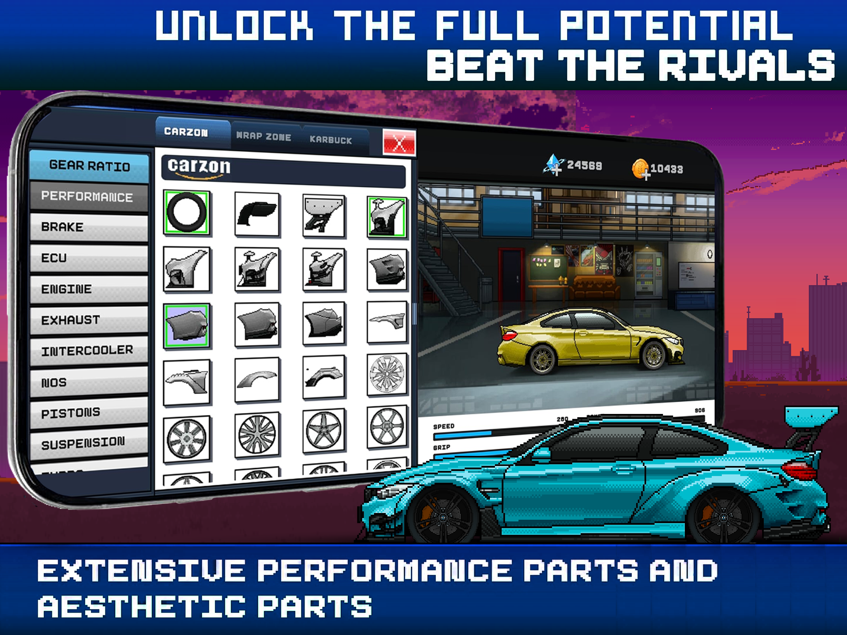 Pixel X Racer: Retro Racing screenshot 16
