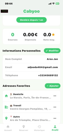 Cabyoo iPhone screenshot