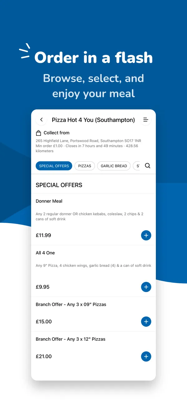 Screenshot #1 pour Pizza Hot 4 You App