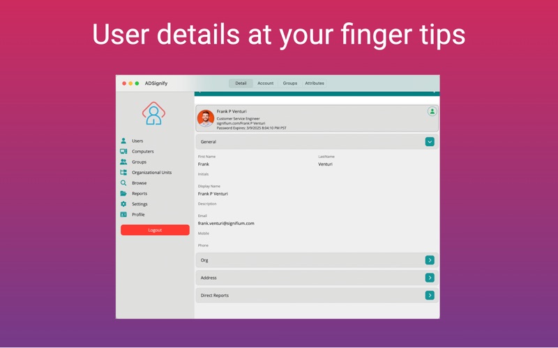 App screenshot
