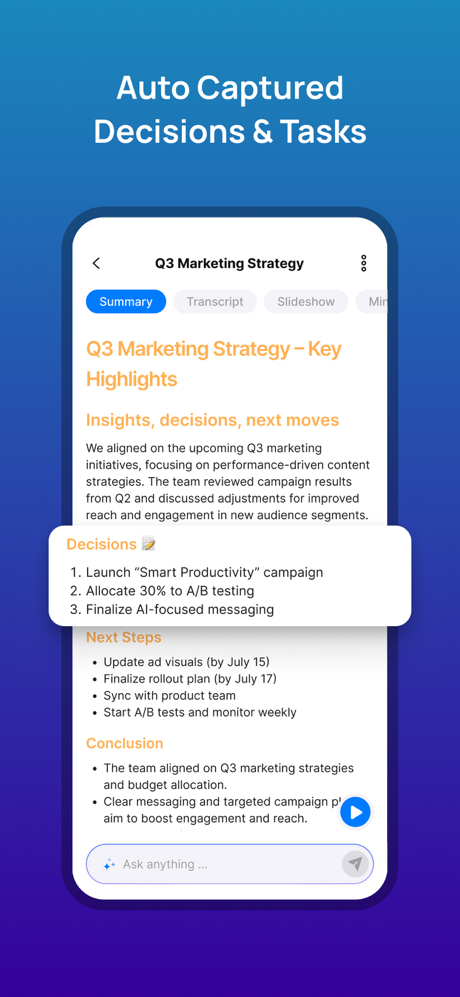 NoteX: AI Notes & Meetings screenshot 4